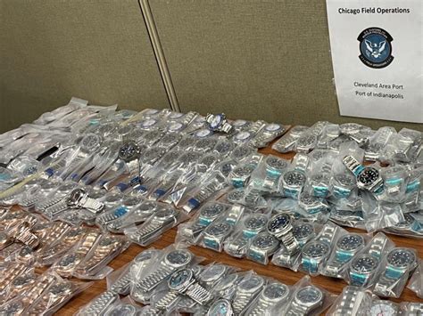 U.S. Customs seize 460 counterfeit Rolex watches from China 